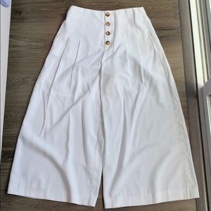 Zara trf Collection Pleated Culottes